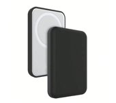 1 black TPU charging case protector, compatible with Apple's original MagSafe wireless power bank