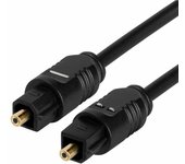 TECHZOCO Cable óptico de Audio Digital, Cable Digital SPDIF Toslink, Toslink Digital Optical Audio, Cable de Audio Cable de Fibra óptica, Cable Digital SPDIF Toslink, Diámetro Ø5 mm, 2 Metros