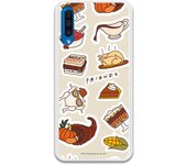 Funda original compatible con Samsung Galaxy A50 - A50s - A30s - Friends Food Stickers