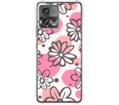 Funda Silicona Antigolpes para Motorola Edge 30 Fusion 5G diseño Flores 09 Dibujos