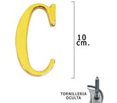 Letras de Latón con Tornillería Oculta para Decoración de Puertas y Portales Wolfpack