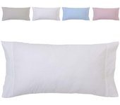 DHESTIA HOME Funda de Almohada de Bocas Abiertas 100% Algodón Hotel - Hostelería