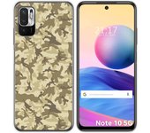 Tumundosmartphone Funda Gel Tpu para Xiaomi Redmi Note 10 5G / POCO M3 PRO 5G diseño Sand Camuflaje Dibujos