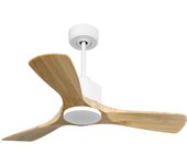 Ventilador de techo Reversible Termostato Wifi Motor DC Techos Inclinados Mando a Distancia Hypersilence Memoria