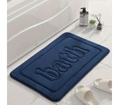 Bathroom anti slip floor mat soft bathroom mat water absorbing bath mat 1.2cm thick flannel fabric door mat home decoration