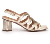 Pedro Miralles Shoes Sandalias Modelo 14191 Para Mujer Color Oro