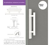 Aluminium Alloy Door Handle New Punch-free Self-Adhesive Sliding Door Knob Hardware Multifunctional Door Handlebar Door