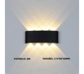 Led Wall Lamp outdoor Stair Light Fixture Bedside Loft Living Room Up Down Home Hallway Lampada 2W 4W 6W 8W 10W 12W Wall Sconces