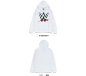 2024 WWE American Loose Logo Print Hoodie Pullover Coat for Men and Women The Same Four Seasons for 2024 Trend New Style