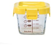 Juego De Comida Para Bebés De Vidrio 170ml Jarra De Almacenamiento De Comida Congelada Para Pequeños Seguros Para Microondos