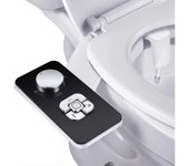 Bidet Attachment - Samodra Non-electric Cold Water Bidet Toilet Seat Attachment With Pressure Controls,retractable Self-cleaning Dual Nozzles For Fron