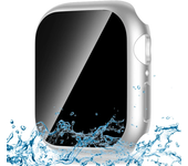 Anti-Spy Glass + Cover for Apple Watch Case 45mm 44mm 41mm 40mm Anti-Spy Tempered Glass Cover iWatch ultra Serie 9 8 7 SE 6 5 4