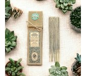 Incienso Varillas de Resina Rituales - Salvia Blanca - Hecho a Mano - Natural - Sabiduría Chamánica - Banjara - 8 varillas