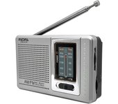 Radio FM Portátil, Am FM Transistor Radio DSP Chip Mini Radio Digital Reproductor de Música con Altavoz, con Conector para Auriculares con Altavoz