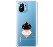 Funda compatible con Xiaomi Mi 11 - Rombos Triangulo Marmol