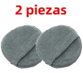 1/2/3pcs 5-inch Round Car Care Microfiber Pocket Sponge Auto Wax Applicator Pad Car Detailing Hand Polishing Pad Car Polish