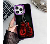 Epc Strong Boxing Gloves Sport Phone Case IMD Phone Case For IPhone 16 15 14 13 12 11 Pro Max Plus Color Silver Cover