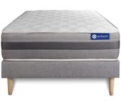 Pack colchón Actilatex relax 90x190cm + Somier, Látex y espuma viscoelástica, 5 zonas de confort