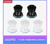 5PCS Original Lenovo GM2 Pro  TWS Wireless Headphones Sliding Cover Gaming Earphone Bluetooth 5.3 Sport Earbuds Music Headsets