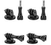 4Pcs Tripod Mount Adapter Standard 1/4" with 4x Thumb Screw, Compatible with GoPro Session, GoPro Fusion, DJI Osmo Cameras