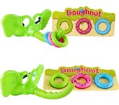 Juego de elefante para niños: juguetes de donas, divertidos juegos familiares con 12 donas, juegos de rompecabezas para niños, juegos de donas de material ABS seguro, juegos de mesa para niños, juegos de rompecabezas de mesa, juguetes de donas