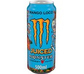 MONSTER MANGO LOCO JUICED 500ML - BEBIDA ENERGETICA - LATA PACK 24 o 8 UNIDADES (MONSTER NACIONAL)