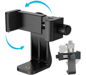 Universal 360° Mobile Phone Clip Compatible With All 1/4 Screw Cellphone Holder Mount Desk Tripod Adapter Accessories For iPhone