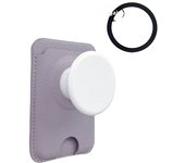 Grippopso Luxury 3 In 1 For Magsafe Leather Wallet Phone Card Holder Socket for Sangsung Xiaomi Huawei iPhone Mobile Phone