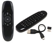 Voice Air Mouse C120 2.4G RF Smart Remote Control 7 Color Backlight Wireless Mini Keyboard for Android TV Box