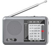 Radio portátil de Banda Completa, pequeña Radio de Onda Corta | Radio portátil de Onda Corta Am FM Radio meteorológica | Equipo de Audio Gran recepción Auriculares Jack Transistor Radio para Viajes
