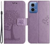 Para Motorola Moto G24 Poder Impresionó La Caja Del Teléfono De La Cartera Del Patrón