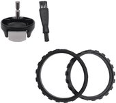 3Pcs Replacement Tires Compatible with for iRobot Roomba 500, 600, 700, 800, 900 Series Vacuum, Front Caster Wheel Assembly