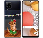Tumundosmartphone Funda Gel Transparente para Samsung Galaxy A42 5G diseño Suricata Dibujos