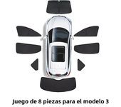 For Tesla Model 3 Model Y 16-23 Car Side Window Sunshade Sun Visor Front Rear Windshield Privacy Window Shield Screen accessory