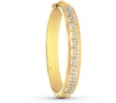 Pulsera de oro blanco y amarillo de 18 kilates PM-14000289