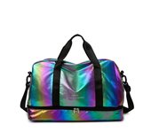 Bolso de Viaje para Mujer AOTTLA Bolso de Mano de Gran Capacidad Bolso de Hombro Casual Bolso de Deporte de Separación Seco y Húmedo Material de Lining ZMN062 Hecho en Nylon
