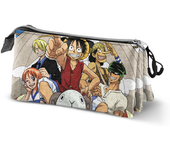 Estuche portatodo triple One Piece - Pirates Raíz MERCHAN-STORE Estuches