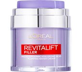 L'Oréal París Gel Crema Rellenador Revitalift Filler con Ácido Hialurónico [MICRO-EPIDÉRMICO] + 3 ceramidas. Hidratación intensa y protección de la barrera cutánea de la piel.