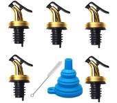 Olive Oil Spout  Oil And Vinegar Dispenser Pour Spouts With Attach Cap for Easy Cover, Perfect Choice for Olive Oil Bottle