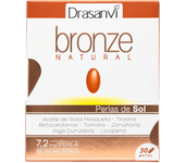Drasanvi Bronze Natural 30 Perlas - Complemento Alimenticio Rico en Ácidos Grasos y Pigmentos Naturales para Protección Celular
