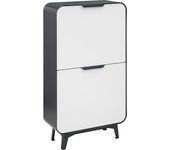 ARREGUI Round Cubo de Basura y Reciclaje de Acero de 4 Compartimentos, Moderno y de Diseño | Cubos de Basura de Cocina | Contenedores de Reciclaje | 4x17L (68L)