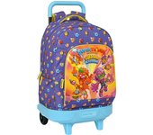 SAFTA  SUPERTHINGS Mochila con Carro Incorporado Diseño Único y Licencia Oficial - Mochila hombreras y espalda acolchada - Mochila Extraible se puede lavar - Mochila carro incorporado diseño único  - Mochila Espalda Ergonómica y Hombreras Acolchadas
