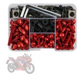 190PCS Motorcycle Windscreen Fairing Bolts Fastener Clip Screws Kit For SUZUKI GSXR 600 750 1000 K1 K2 K3 K4 K5 K6 K7 K8 K9 K10