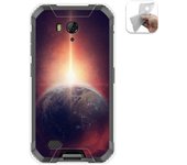 Tumundosmartphone Funda Gel Tpu para Ulefone Armor X6 diseño Tierra Dibujos