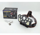 Linterna Frontal LED Potente 5/11 Con Batería 18650 Recargable Por USB Para Camping Y Pesca Luz De Escenario Exterior Impermeable