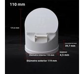 50-160mm PVC Drain Pipe Floor Drains Sewage Pipe Large Displacement Anti Odor Anti-rat Cover Septic Tank Outdoor Pipe Valve