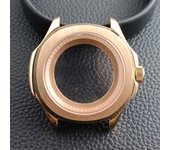 High-quality Silvery Black Case have inner ring 39.5mm watch men's case FIT NH34 NH35 NH36 movement Automtaic Watch Box