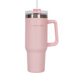 Flamingueo Vaso Termico - Taza Termo Acero Inoxidable Termo Cafe Para Llevar Bebidas Frías 24h y Calientes 10h Botella Termica 1,18 Litros