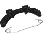 Car Fuel Flap Hinge Bracket & Spring Black 31265160 Fit For Volvo V70 XC70 2000-2007 S80 1999-2006 XC90 2003-2014 S60 2001-2010