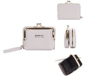 Carterasparahombre Monedero 14.7x9.5x3 cms Cartera Pequeña Mujer Cartera Pequeña Suave Cómoda